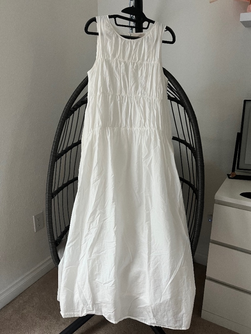 Universal Thread White Tiered Maxi Dress